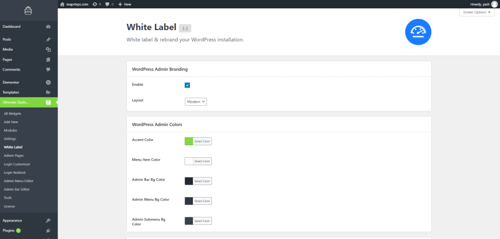 Best Dashboard Customizer white label