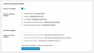 General Settings - Custom WordPress Dashboard Plugin - Ultimate Dashboad