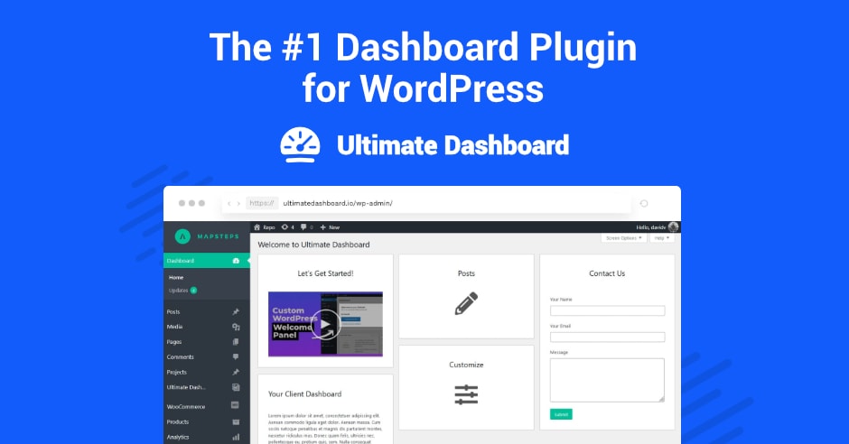 Ultimate Dashboard Pro - Full Control Over Your WordPress Dashboard