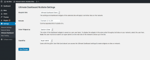 Multisite Support - Custom WordPress Dashboard Plugin - Ultimate Dashboad